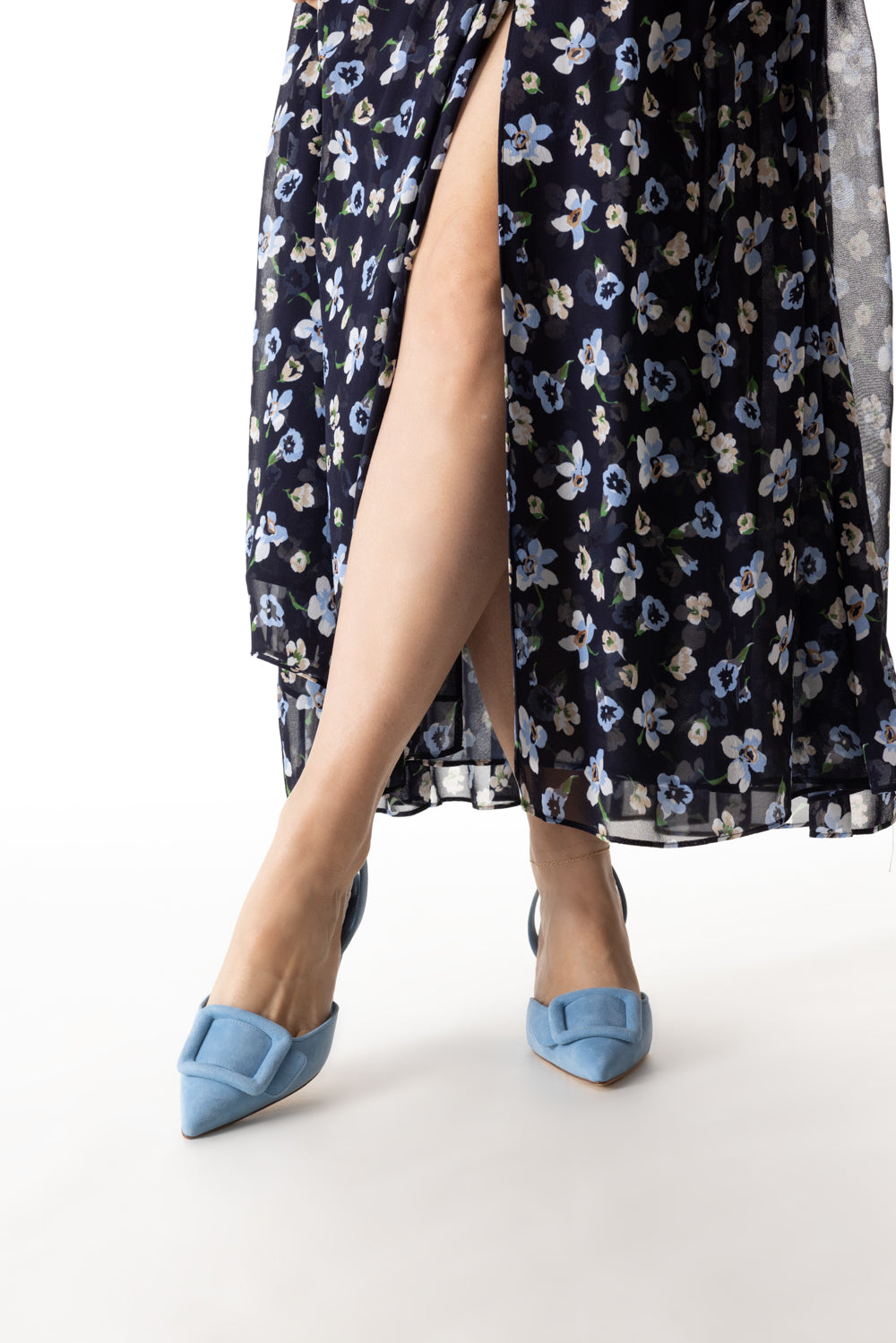 Maysli Slingback Pump - Medium Blue-MBLU-36-SHOEPUMP-MANOLO BLAHNIK