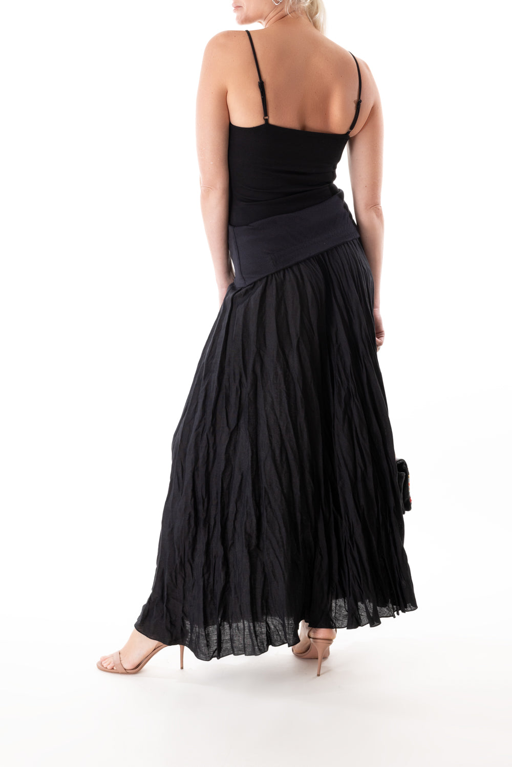 Light And Sound Skirt-BLACK-0-CLOTHINGSKIRTMAXI-JOHANNA ORTIZ