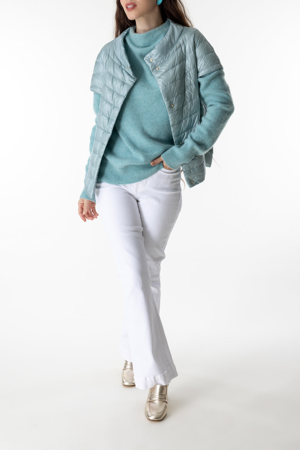 Greta Vest - Light Blue-LIGHT BLUE-38-CLOTHINGJACKETCASUAL-HERNO