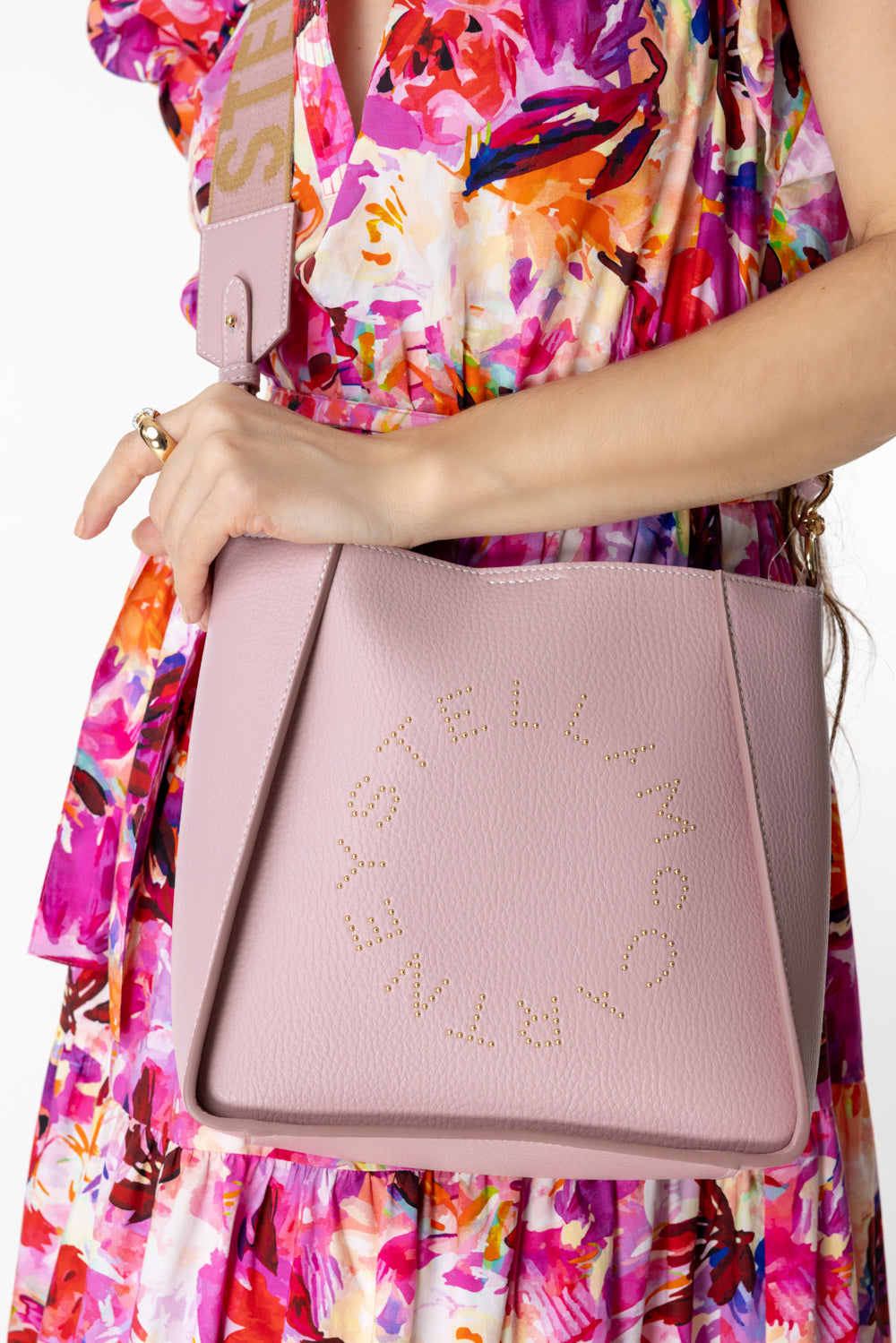 Mini Logo Crossbody Bag - Pale Mauve-PLEMAUVE-O/S-HANDBAGSHOULDER-STELLA MCCARTNEY