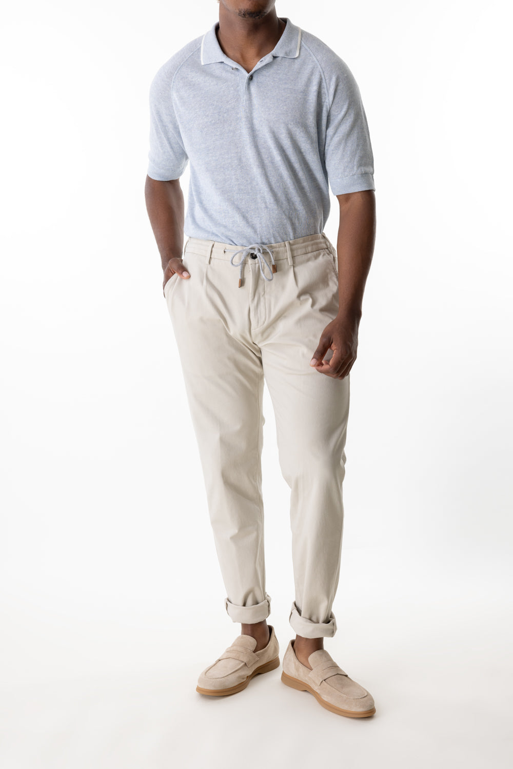 Soft Jogger Pant - Sand-SAND-30-MENSCLOTHINGPANTS-ELEVENTY