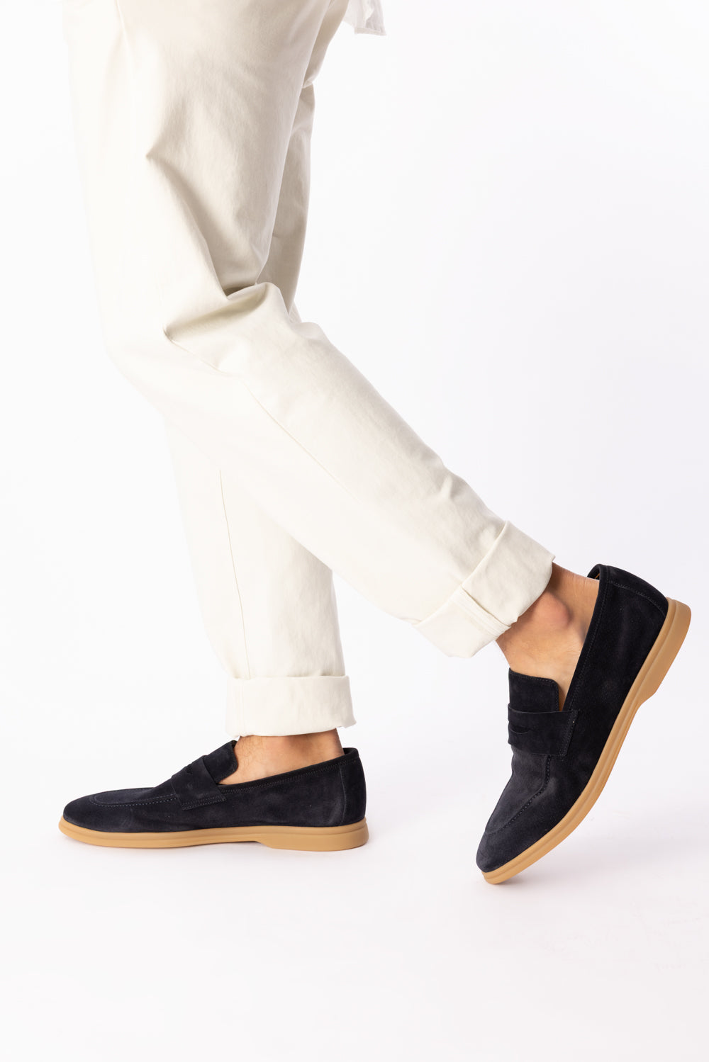 Suede Loafer - Blue-BLUE-42-MENSSHOECASUAL-ELEVENTY