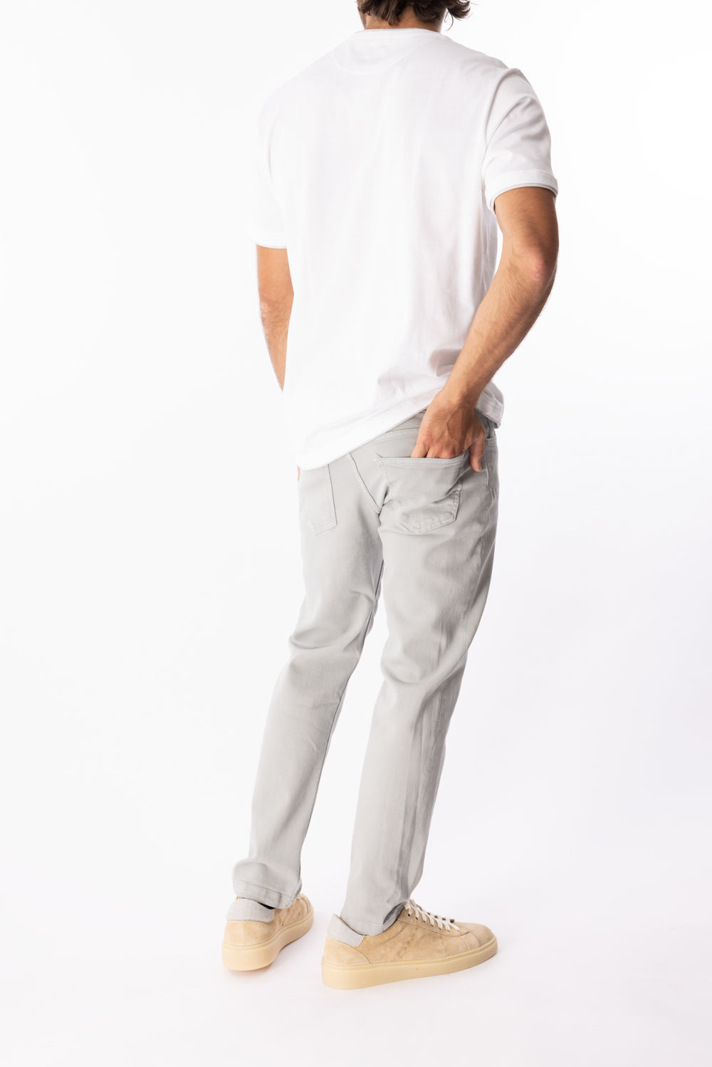 5 Pocket Pant - Light Gray-LT GRAY-30-MENSCLOTHINGPANTS-ELEVENTY