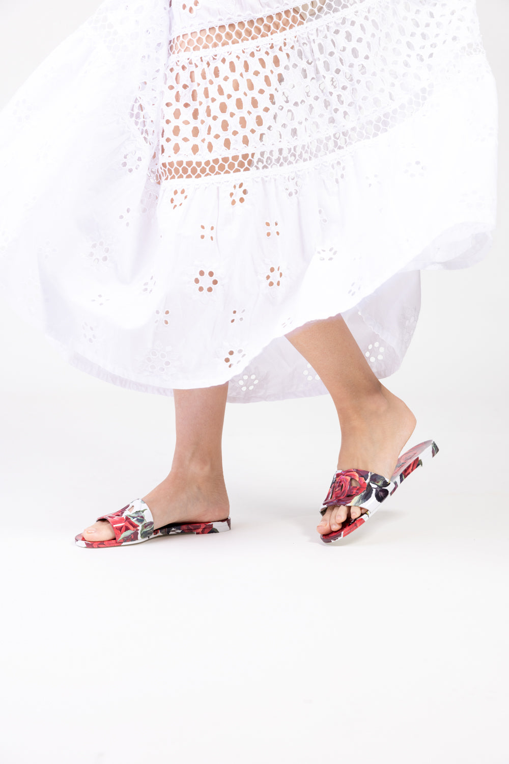 Beachwear Sliders - Rosa Rossa-ROSA ROS-36-SHOESANDAL-DOLCE & GABBANA