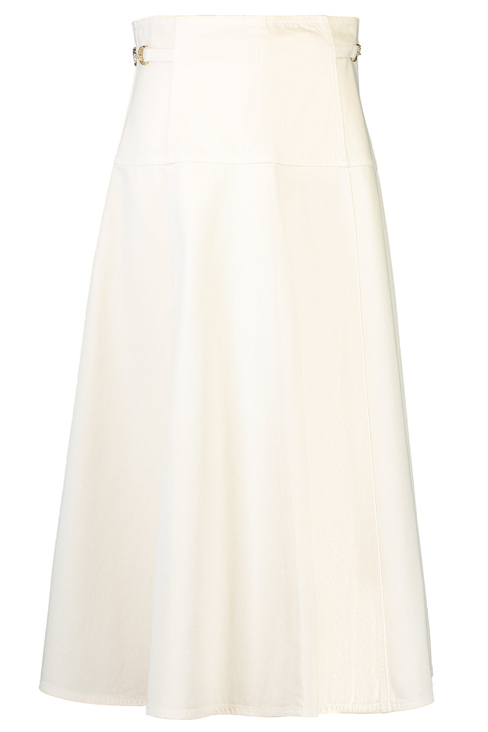 The Brigette Skirt - Pearled Cowrie-PRLDCWRI-2-CLOTHINGSKIRTMIDI-ULLA JOHNSON