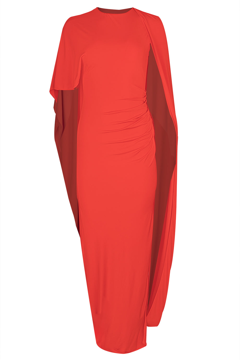 Asymmetric Gown-RED-40-CLOTHINGDRESSGOWN-STELLA MCCARTNEY