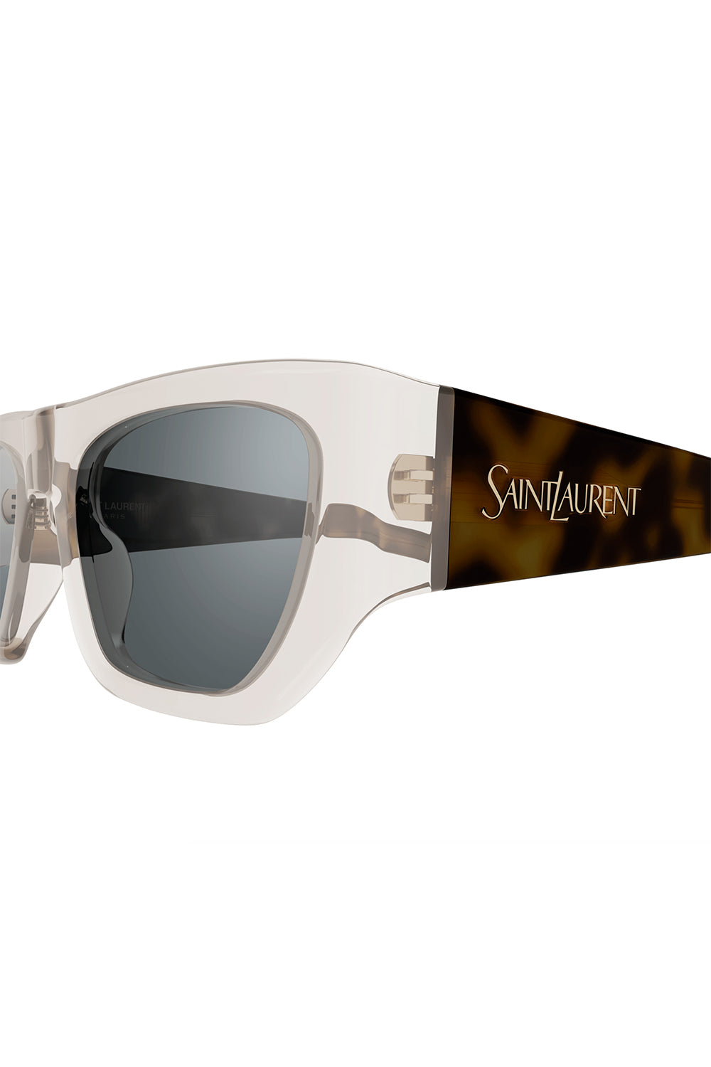 Pillow Square Sunglasses-BGEHVSIL-ACCESSORIESUNGLASSES-SAINT LAURENT