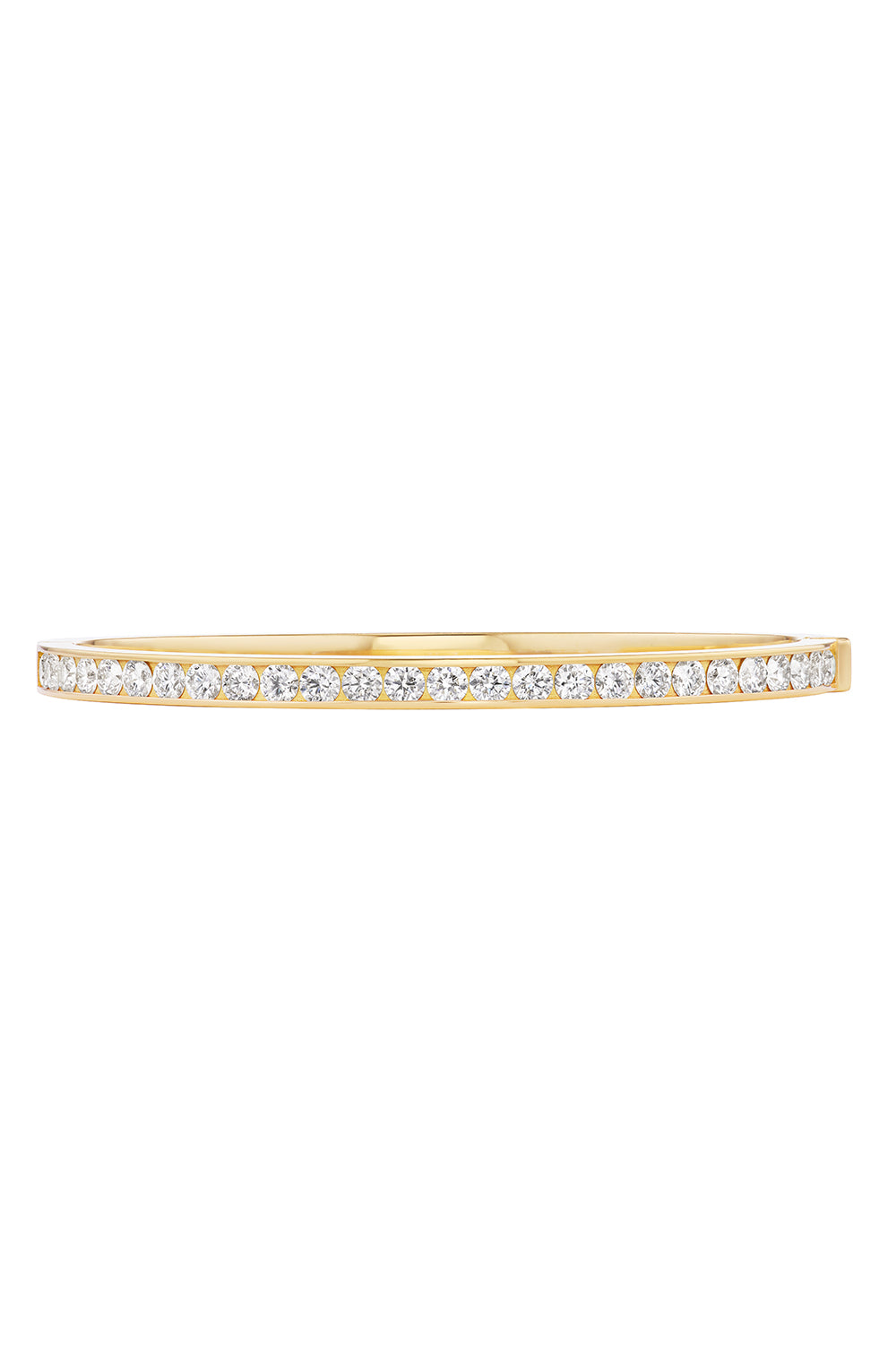 Diamond Keeper Bangle Bracelet-YELLOW GOLD-17-JEWELRYFINE JEWELBRACELET O-GRACE WINFREY