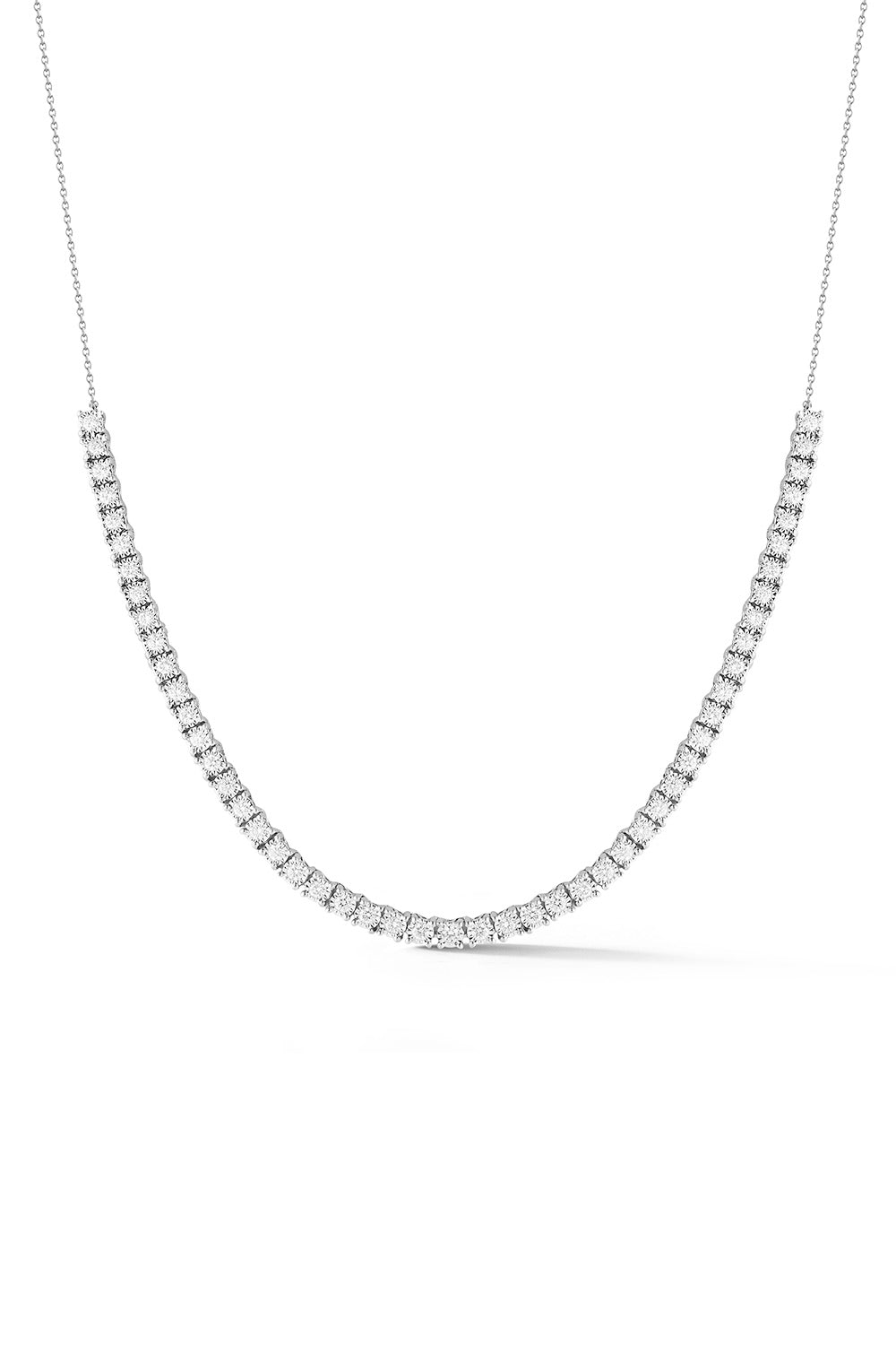 Ava Bea Tennis Necklace-WHITE GOLD-JEWELRYFINE JEWELNECKLACE O-DANA REBECCA DESIGNS