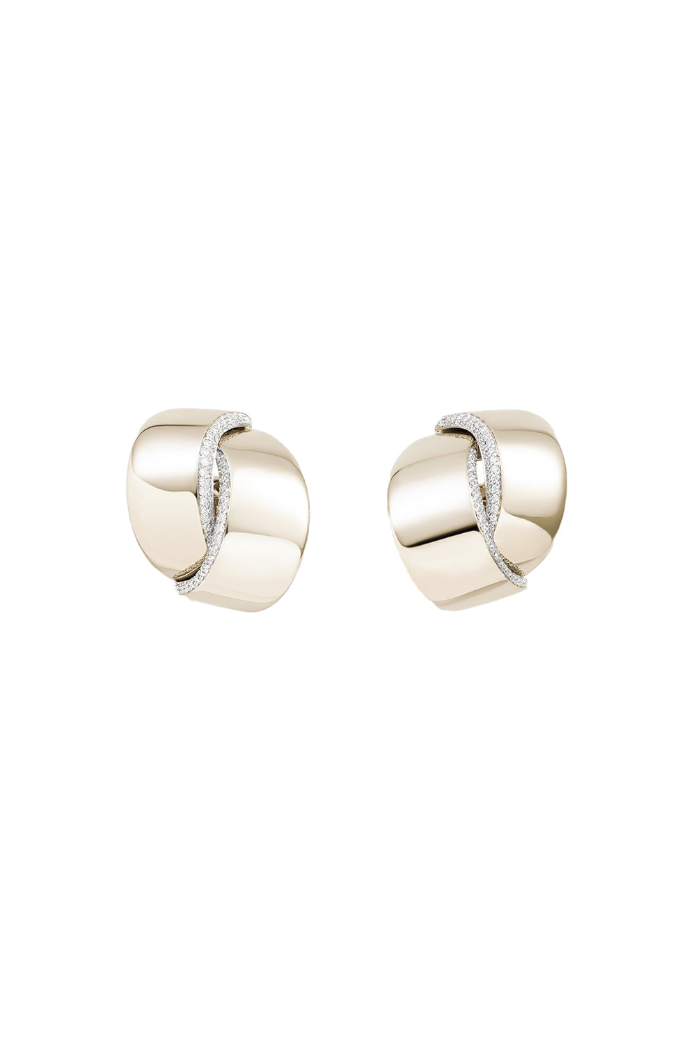 Abbraccio Diamond Earrings-WHITE GOLD-JEWELRYFINE JEWELEARRING-VHERNIER