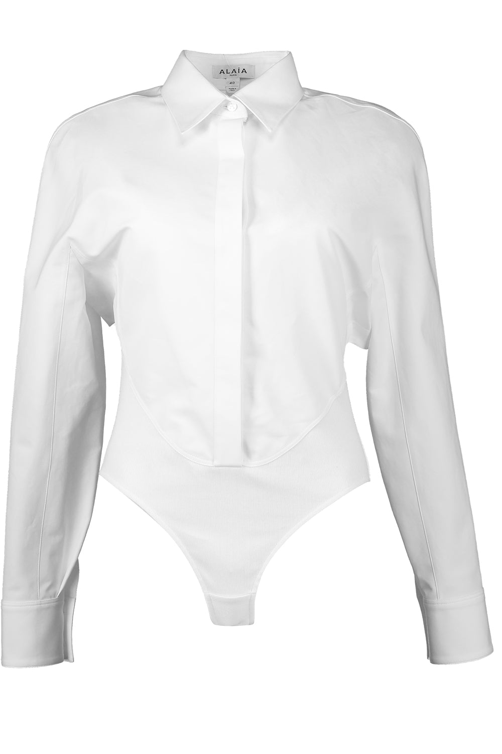 ALAÏA-Layer Shirt Bodysuit-