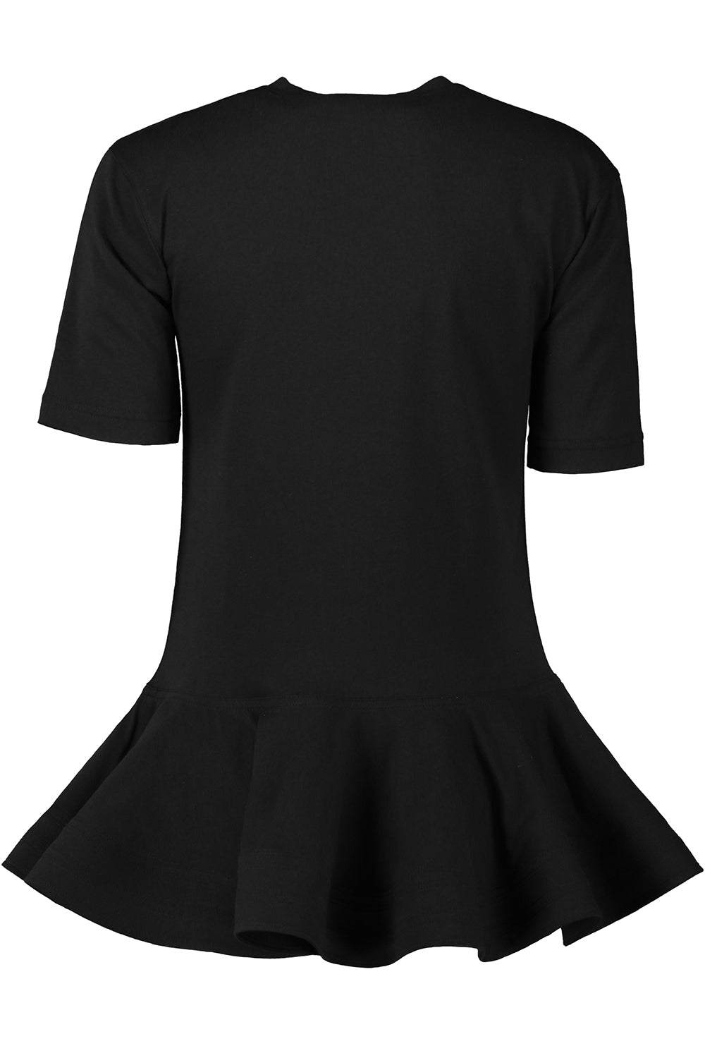 Peplum T-Shirt-NOIRALAI-34-CLOTHINGTOPT-SHIRT-ALAÏA