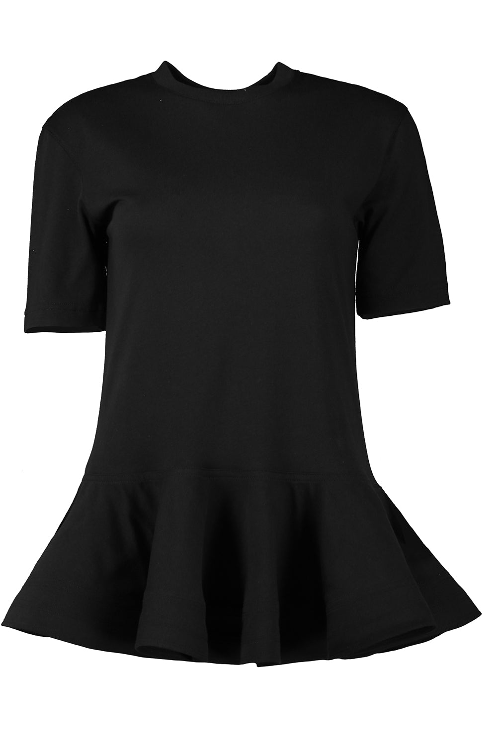 Peplum T-Shirt-NOIRALAI-34-CLOTHINGTOPT-SHIRT-ALAÏA