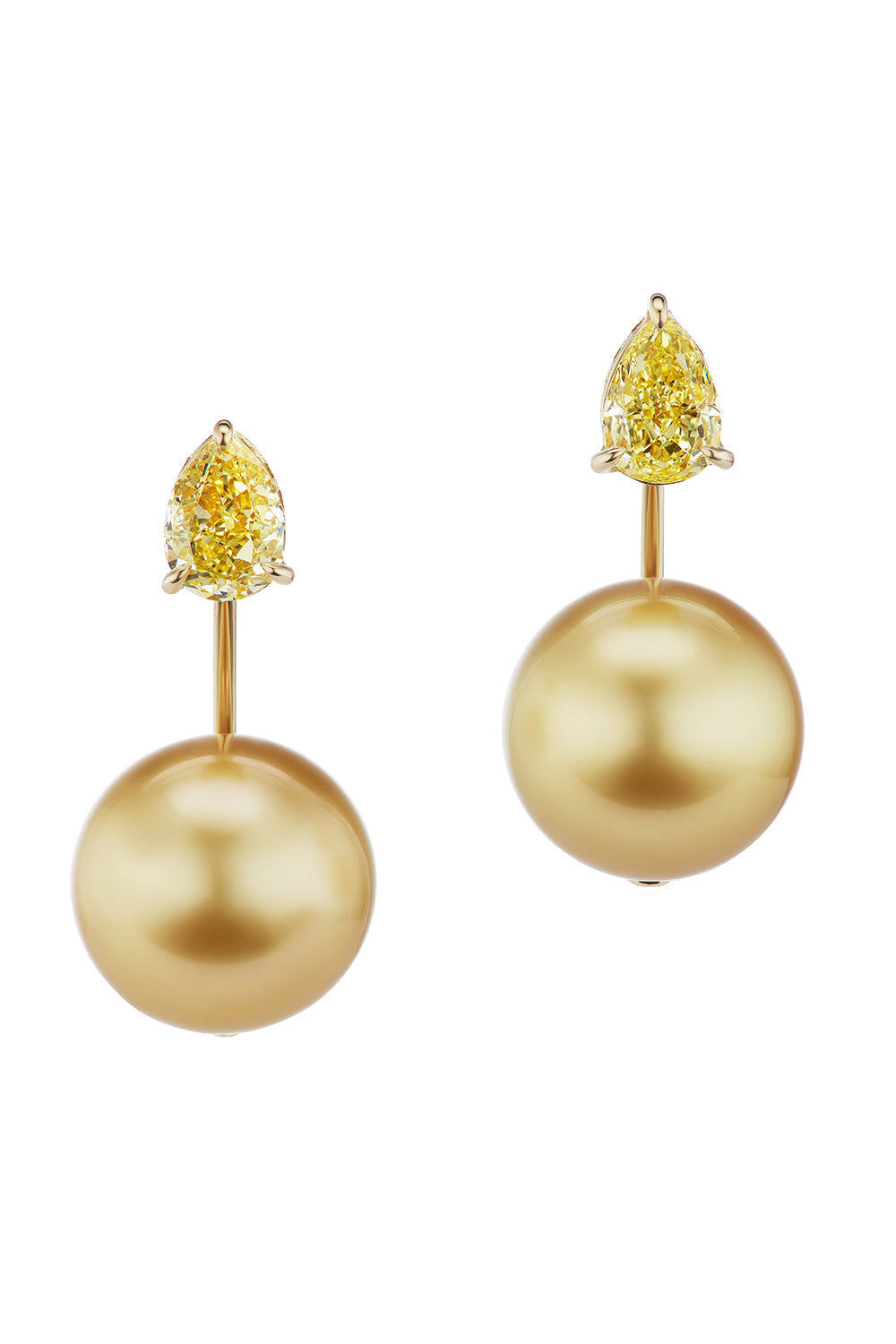 Floating Orb Earrings-YELLOW GOLD-JEWELRYFINE EARRING-ALEXIA CONNELLAN