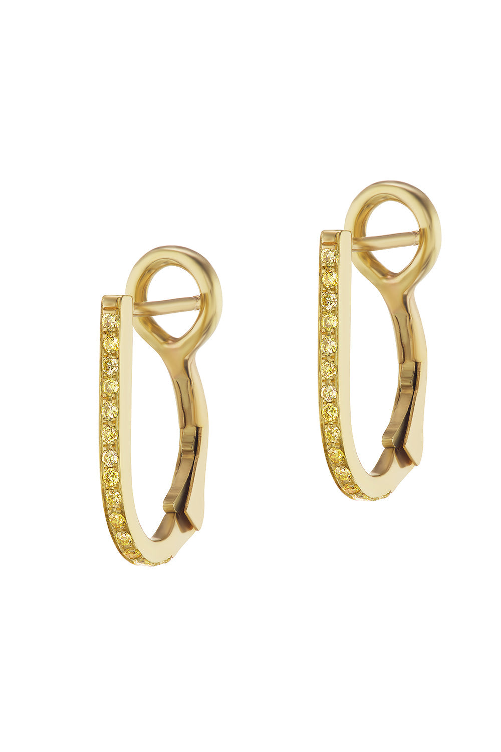 GATSBY PENDANT EARRINGS-YELLOW GOLD-JEWELRYFINE EARRING-ALEXIA CONNELLAN