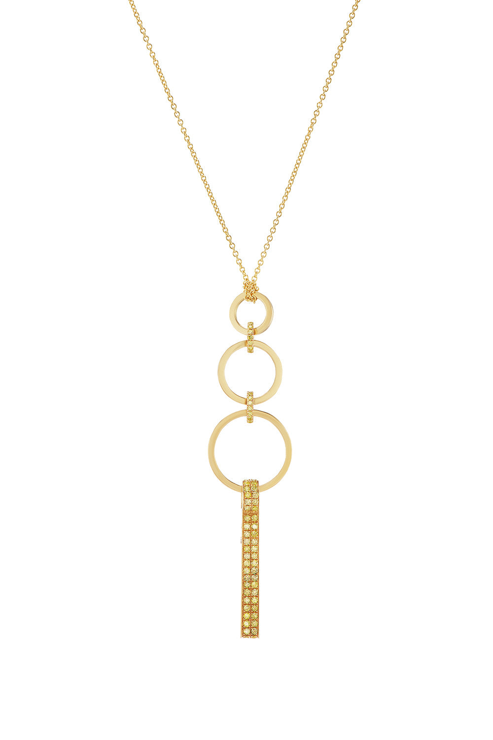 GATSBY PENDANT EARRINGS-YELLOW GOLD-JEWELRYFINE EARRING-ALEXIA CONNELLAN