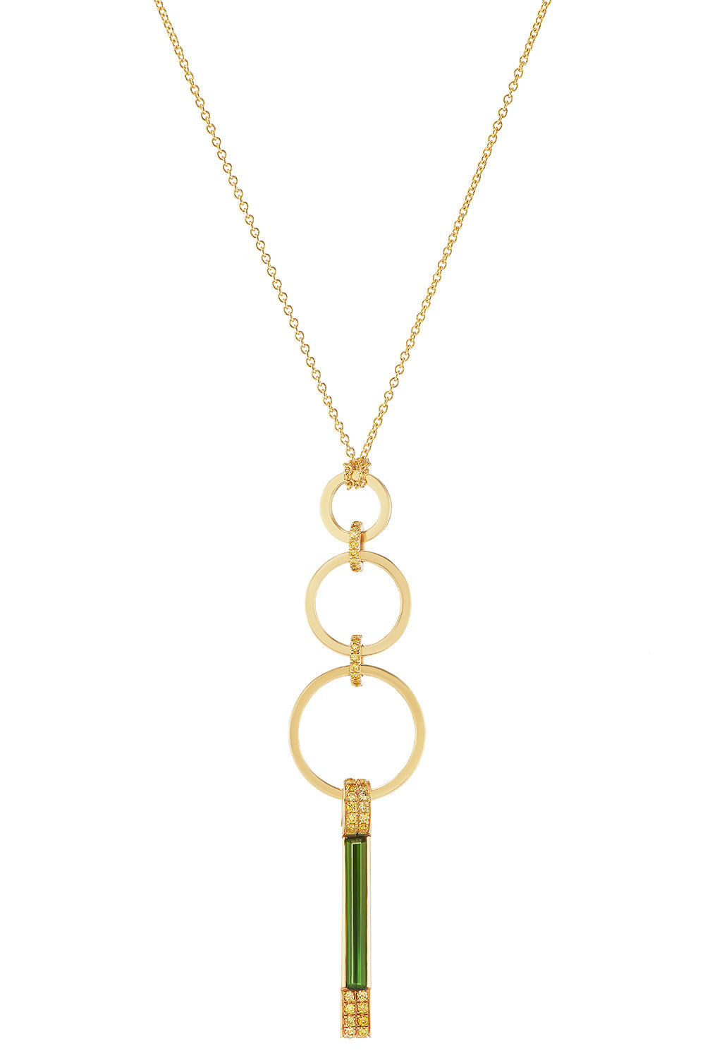 GATSBY PENDANT EARRINGS-YELLOW GOLD-JEWELRYFINE EARRING-ALEXIA CONNELLAN