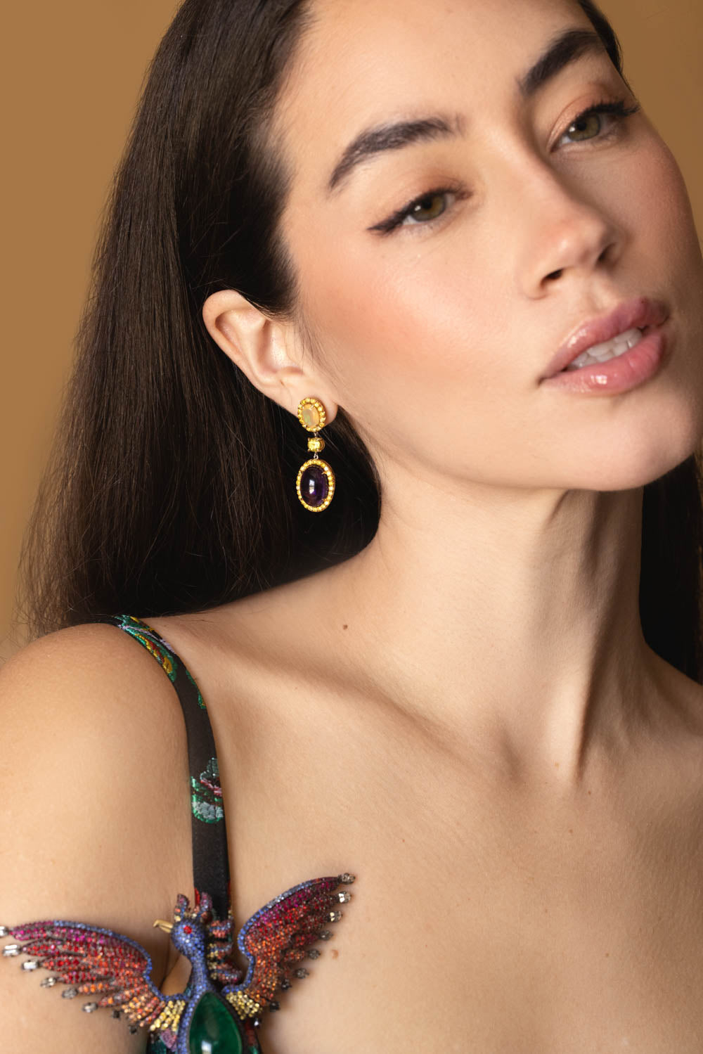 Royal Earrings-YELLOW GOLD-JEWELRYFINE EARRING-ALEXIA CONNELLAN