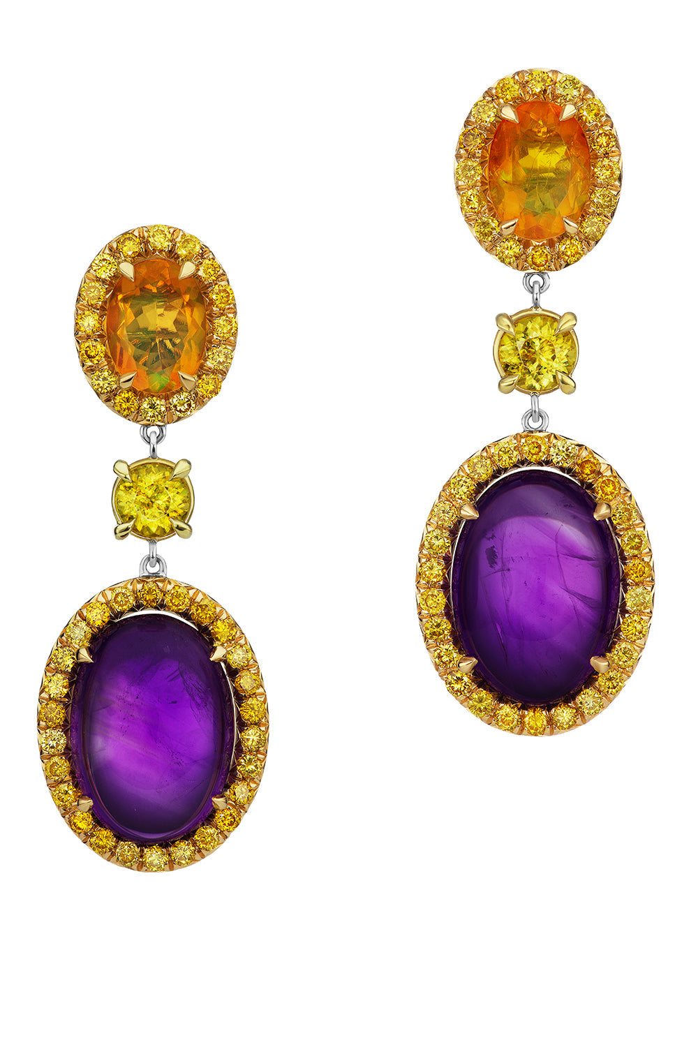 Royal Earrings-YELLOW GOLD-JEWELRYFINE EARRING-ALEXIA CONNELLAN