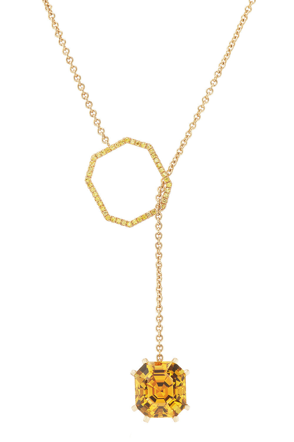 Studio 54 Necklace-YELLOW GOLD-JEWELRYFINE JEWELNECKLACE O-ALEXIA CONNELLAN