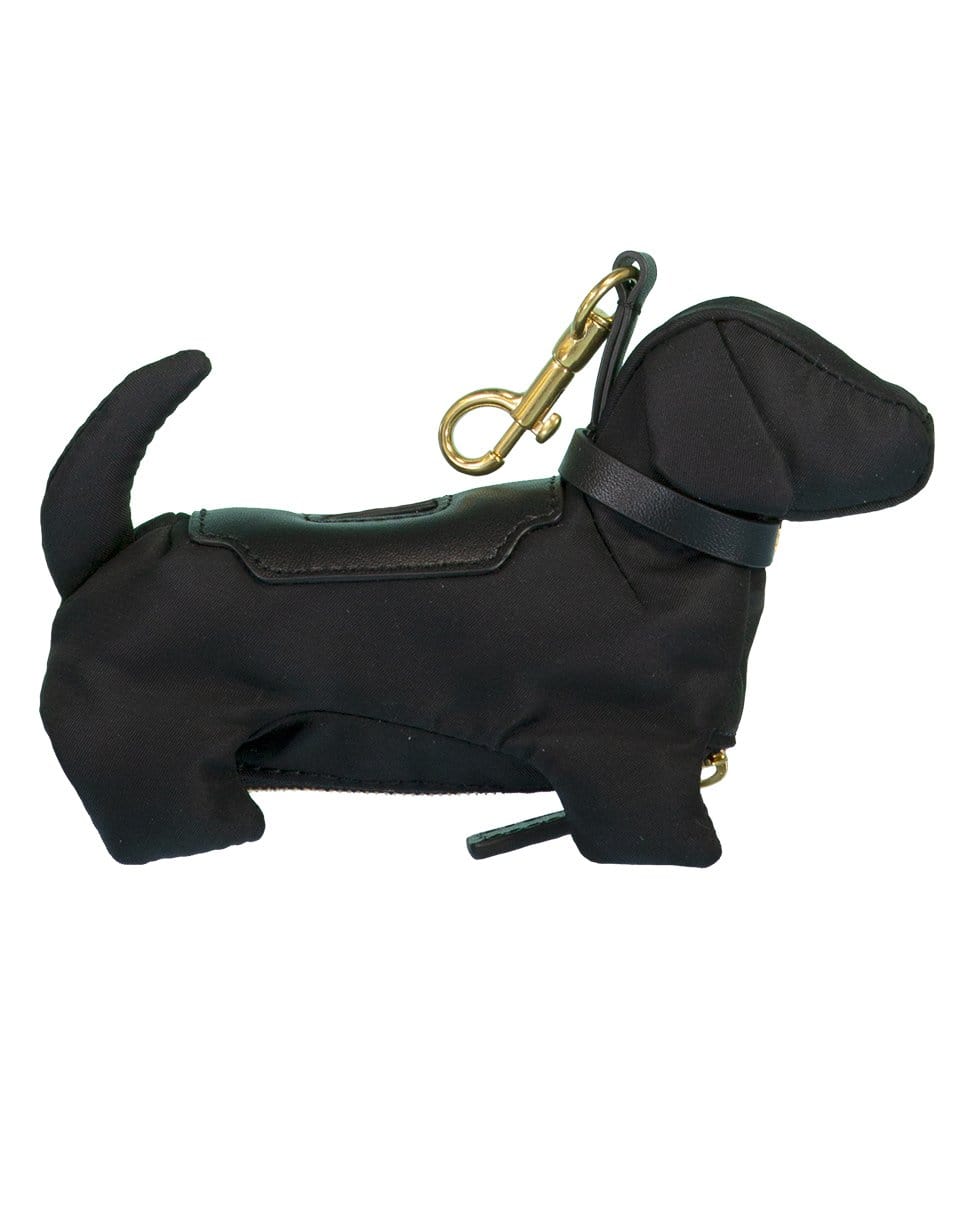 ANYA HINDMARCH-Dog Charm Waste Bag-BLACK