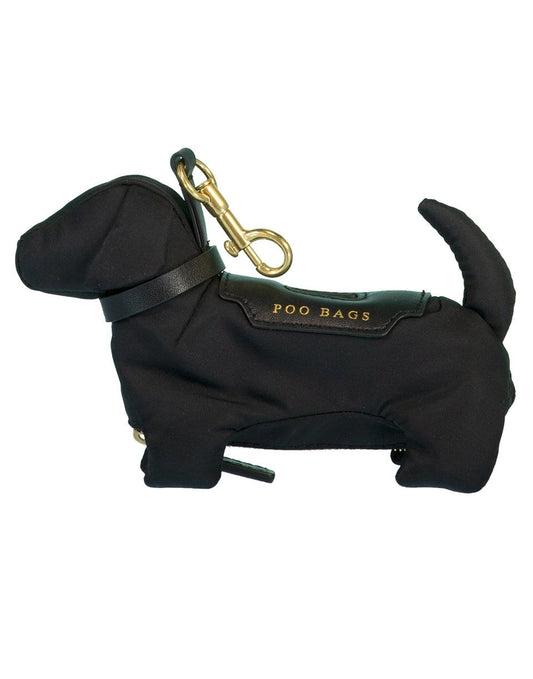 ANYA HINDMARCH-Dog Charm Waste Bag-BLACK