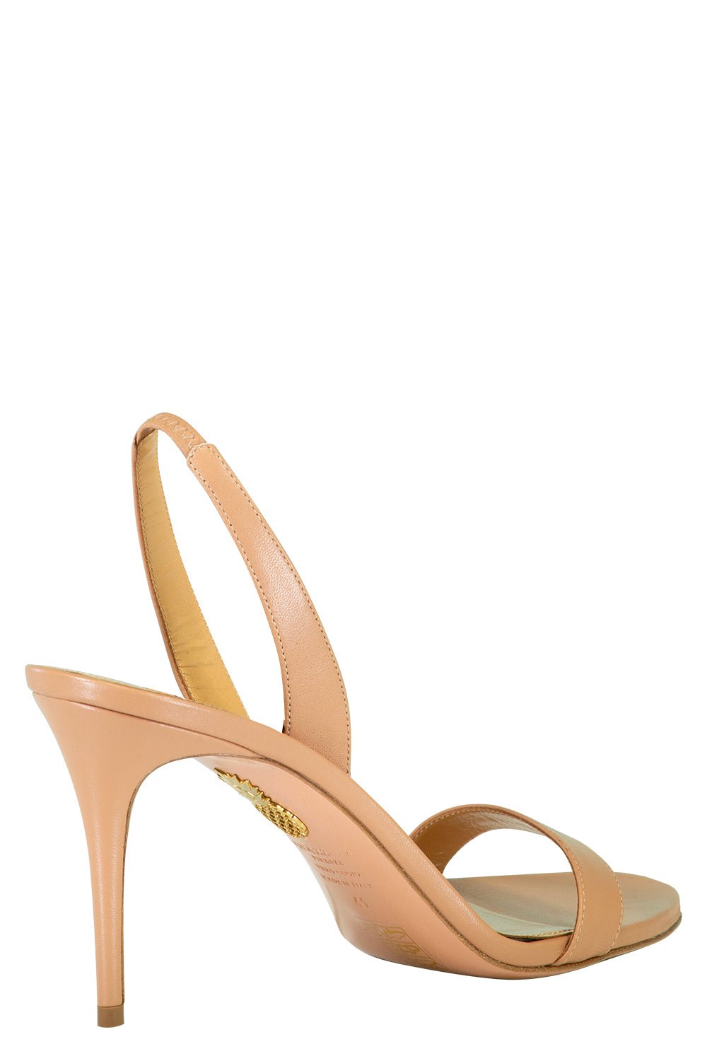 AQUAZZURA-Pink Powder So Nude Sandal-