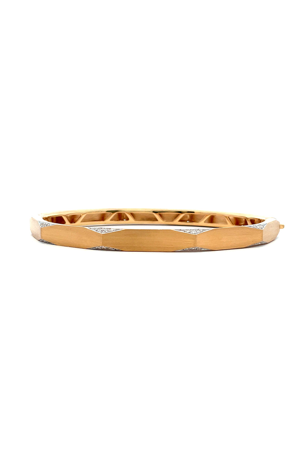 Enigma Diamond Bangle Bracelet-YELLOW GOLD-JEWELRYFINE JEWELBRACELET O-ARUNASHI