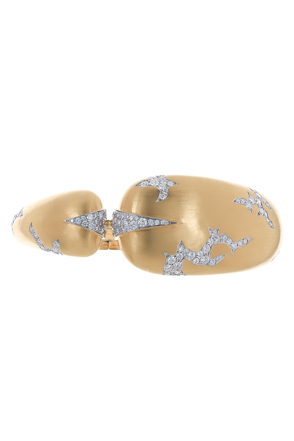 ARUNASHI-Lightening Strikes Bangle Bracelet-YELLOW GOLD