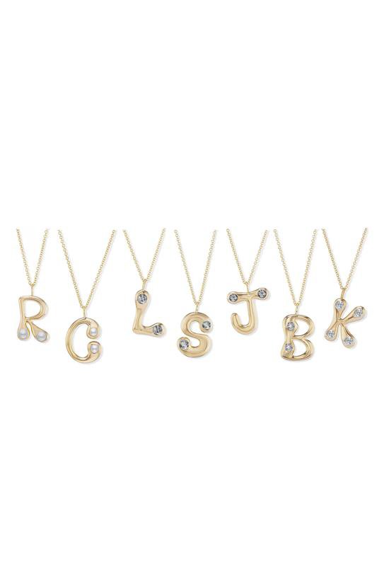 BRENT NEALE-Bubble Letter Necklace-