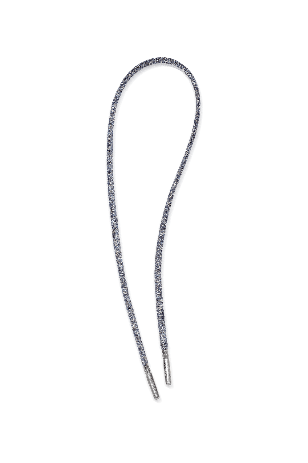 CAROLINA BUCCI-Short Forte Beads Cord - Gunmetal-