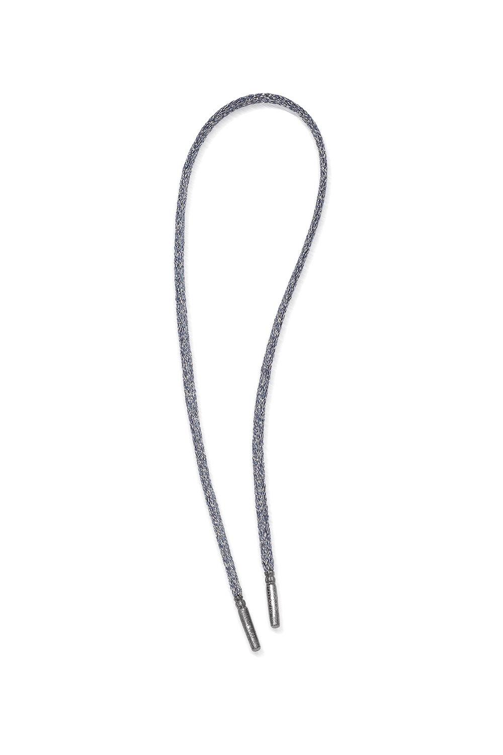 CAROLINA BUCCI-Short Forte Beads Cord - Gunmetal-