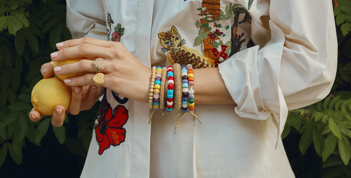 CAROLINA BUCCI-FORTE Beads Rainbow Bracelet-