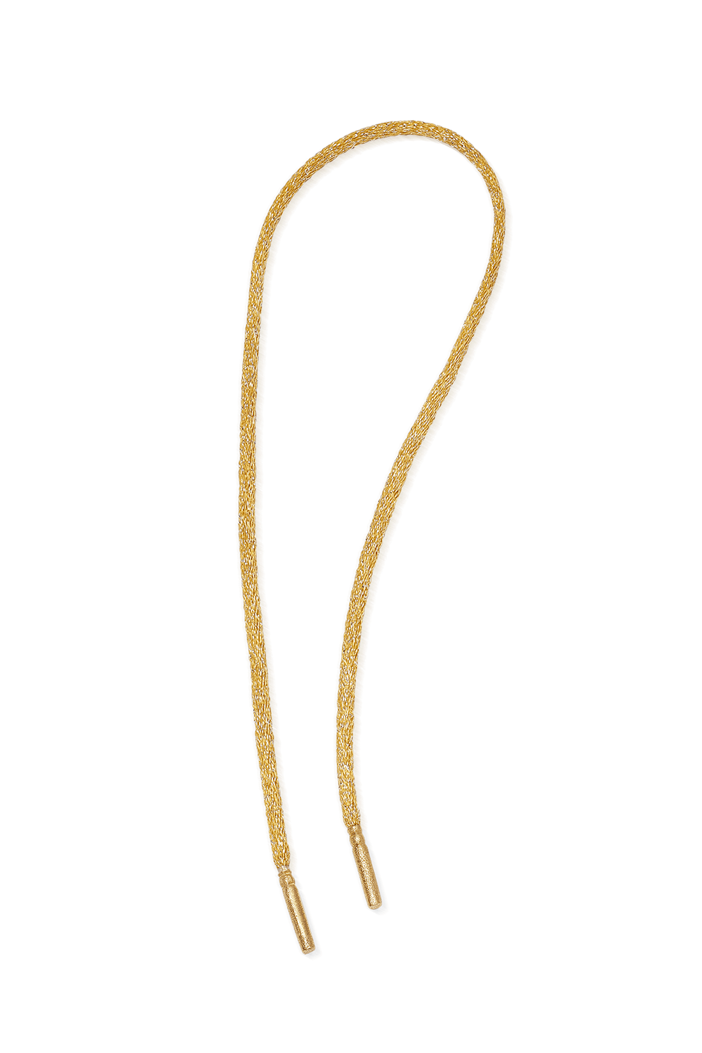 CAROLINA BUCCI-Short Forte Beads Cord - Sun-YELLOW GOLD