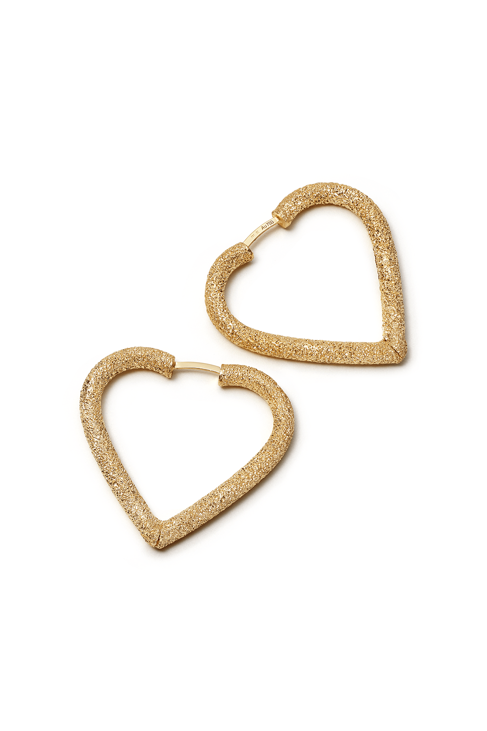 CAROLINA BUCCI-Small Cuore Hoop Earrings-YELLOW GOLD