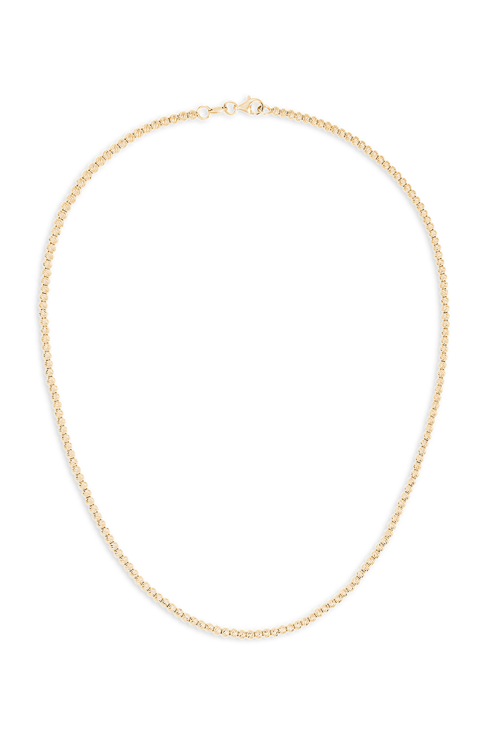 CAROLINA BUCCI-Discoball Necklace-YELLOW GOLD