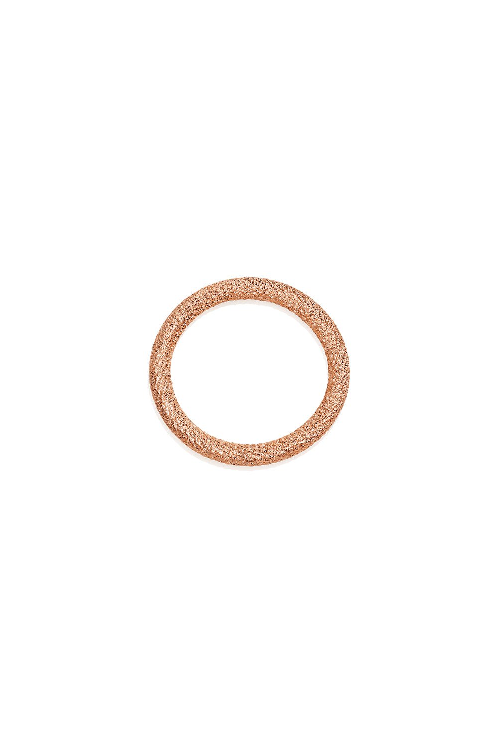 CAROLINA BUCCI-Florentine Finish Small Round Link-ROSE GOLD