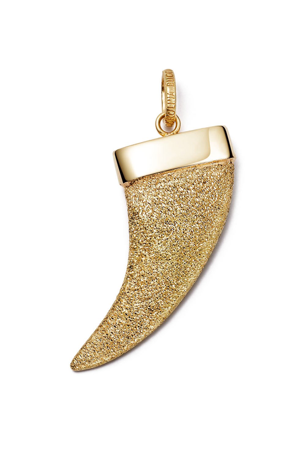 CAROLINA BUCCI-Florentine Finish Corno Pendant-YELLOW GOLD