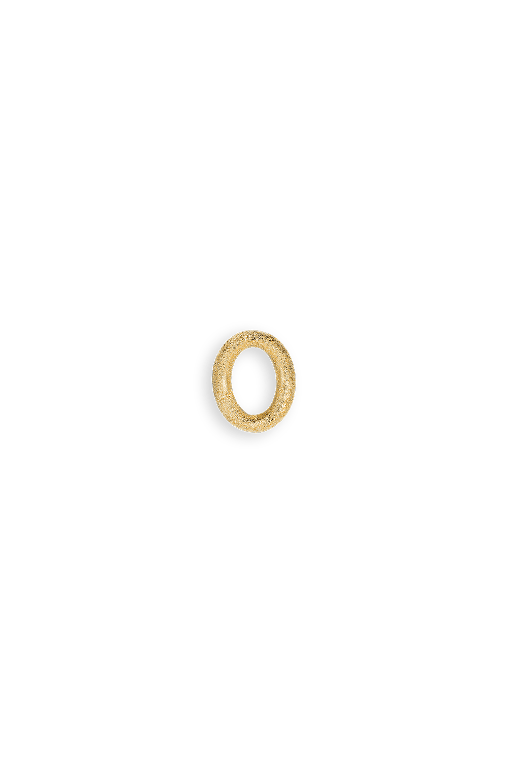 CAROLINA BUCCI-Florentine Finish One Oval Link-YELLOW GOLD