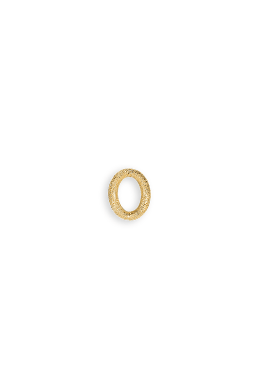 CAROLINA BUCCI-Florentine Finish One Oval Link-YELLOW GOLD