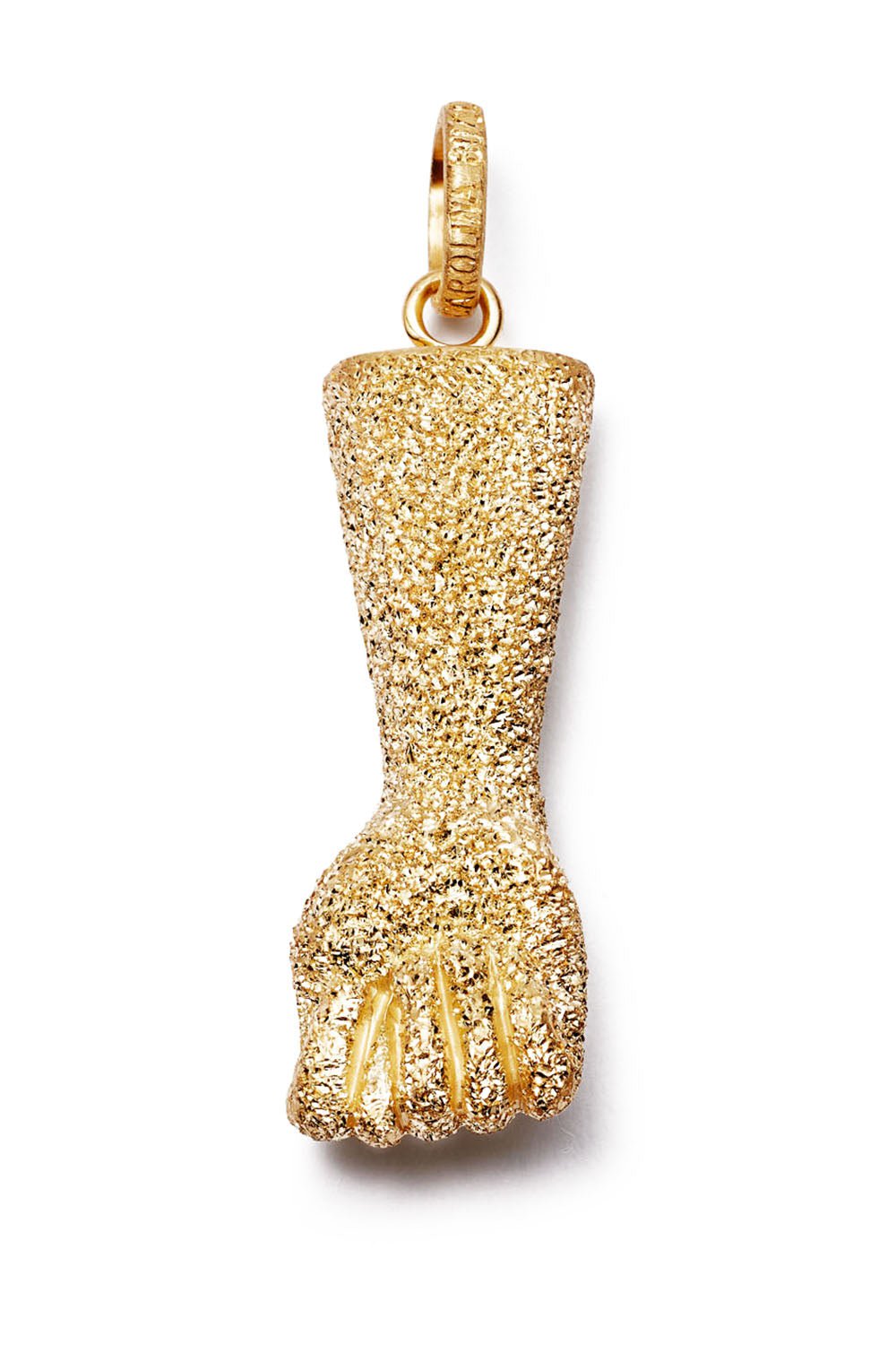 CAROLINA BUCCI-Florentine Finish Figa Pendant-YELLOW GOLD