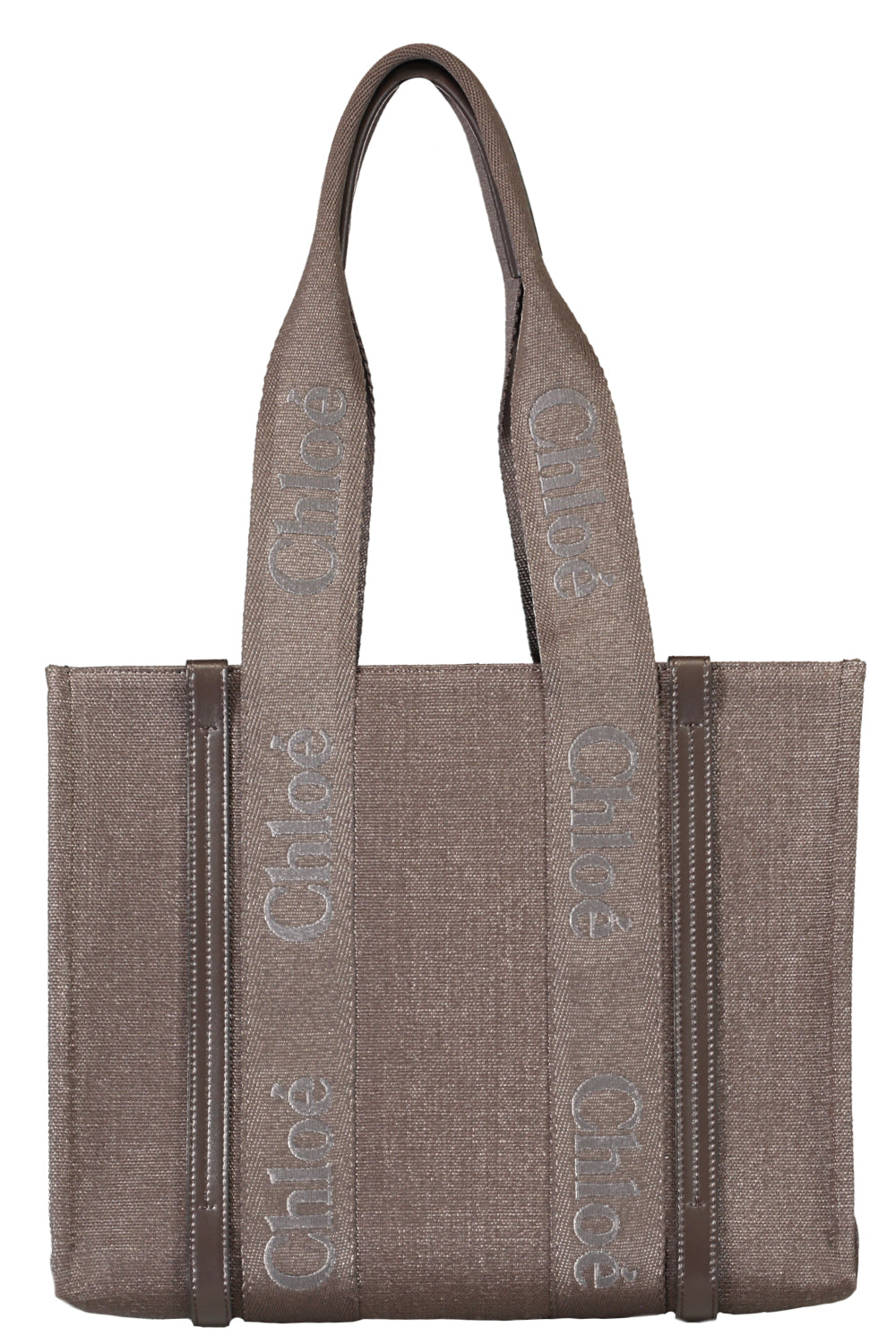 Medium Woody Tote Bag - Kohl Brown-KOHL BRN-HANDBAGTOTES-CHLOÉ