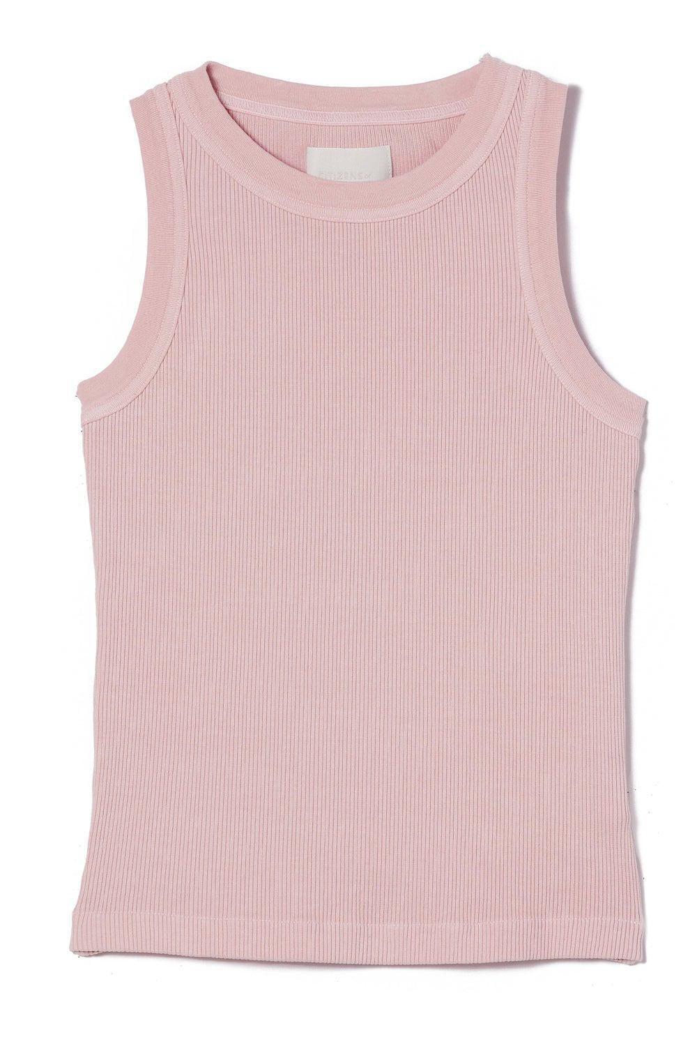 Isabel Rib Tank - Roselle