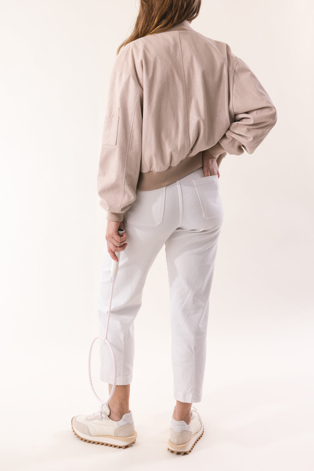 Bomber Jacket - Nude-NUDE-38-CLOTHINGCOATLEATHER-ELEVENTY