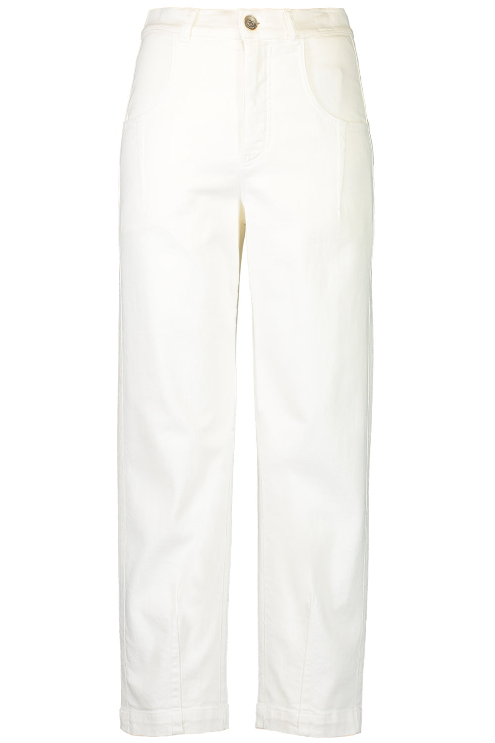 Cropped Jean - White-WHITE-36-CLOTHINGPANTCROPPED-ELEVENTY