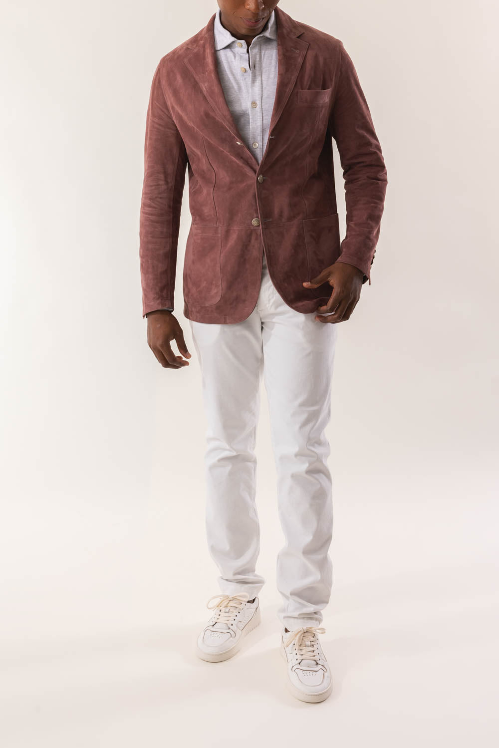 Single Breasted Blazer - Grape-GRAPE-50-MENSCLOTHINGJACKET-ELEVENTY