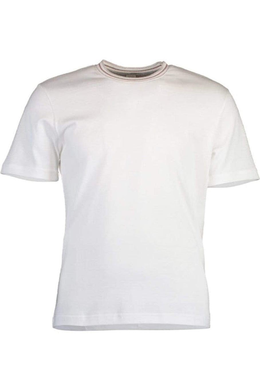 Bianco Round Neck Triangle Stitch T-Shirt