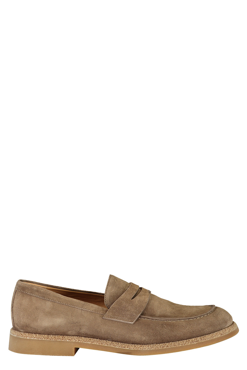 Suede loafer - Camel