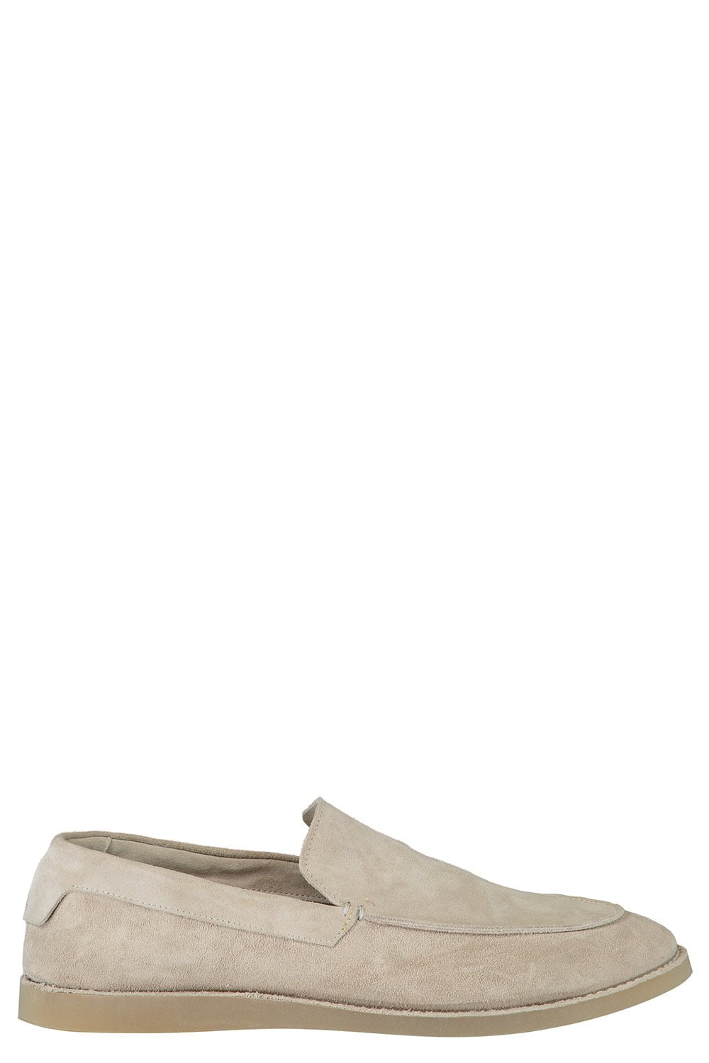 ELEVENTY-Suede Leather Loafer - Sabbia-