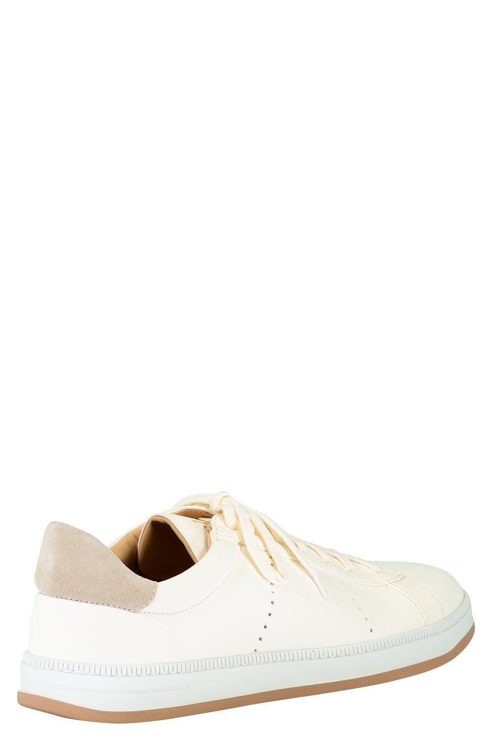 ELEVENTY-Leather Sneaker - Bianco-